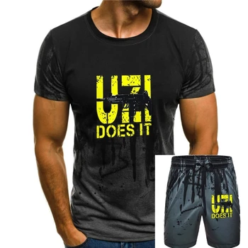 2020 Новейшая Мужская футболка Sunlight с круглым вырезом Uzi Does It С принтом 
