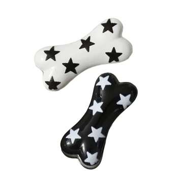 Шпилька в форме звезды в форме кости для детей-подростков, Женская Карнавальная шпилька с челкой в виде конского хвоста